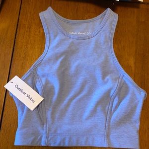 NWT - Outdoor Voices Athena Crop - Lilac - XS